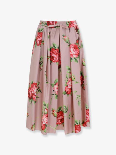 Dolce & Gabbana Dolce & Gabbana Women Cotton Skirt With Iconic Print