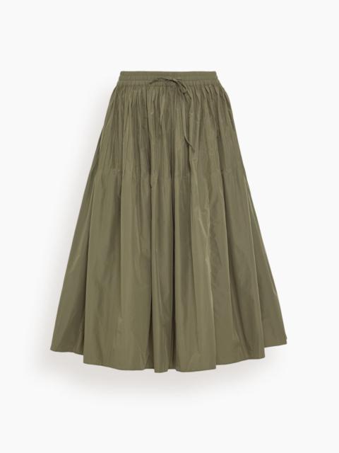 Saint Art Eva Midi Skirt in Olive