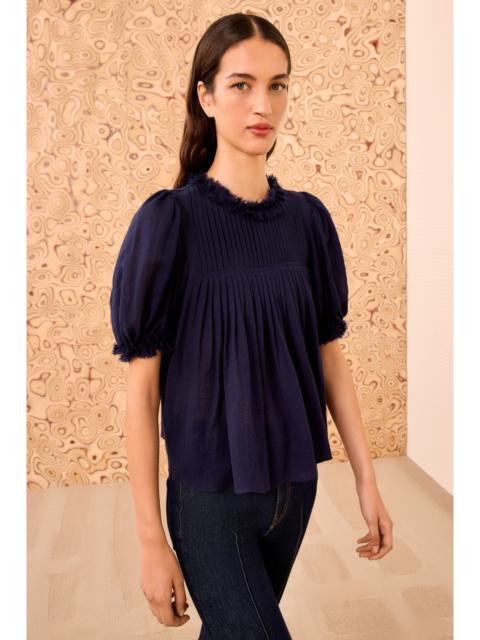 ULLA JOHNSON Karlyn Puff Sleeve Top