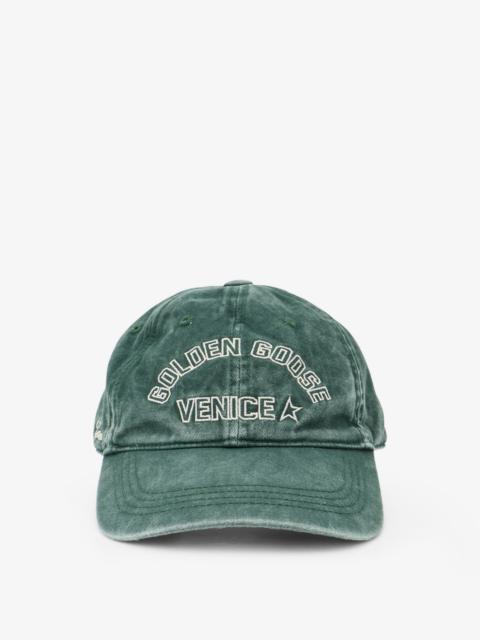 Golden Goose Golden Goose Cotton Hat Green Men