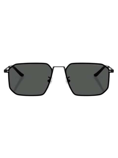 EMPORIO ARMANI Emporio Armani Dark Grey Irregular Men's Sunglasses EA2165D 300187 58