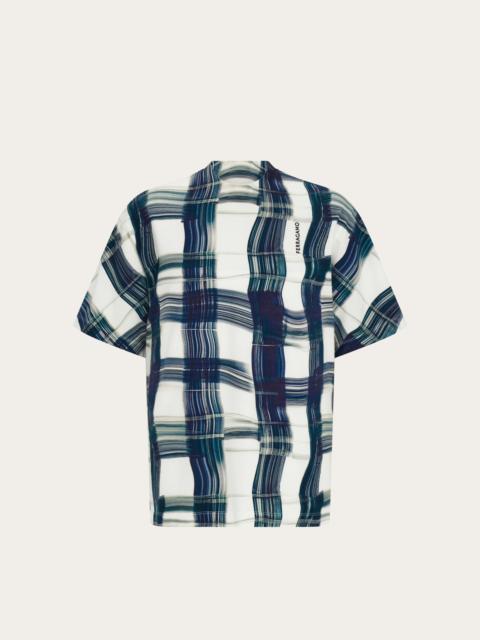 sacai Bill Cunningham Graphic Print L/S T-Shirt | REVERSIBLE