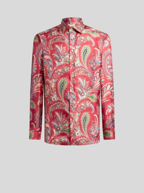 Etro SILK SHIRT WITH PAISLEY PRINT