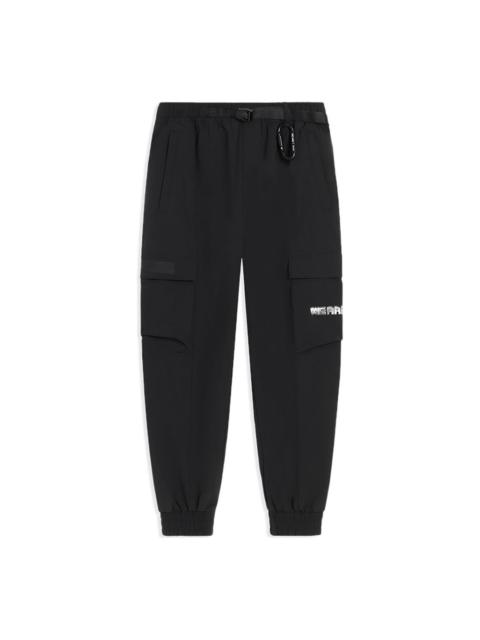 Li-Ning Li-Ning x Glare Way Of Wade Graphic Joggers Pants 'Black' AKXS403-1