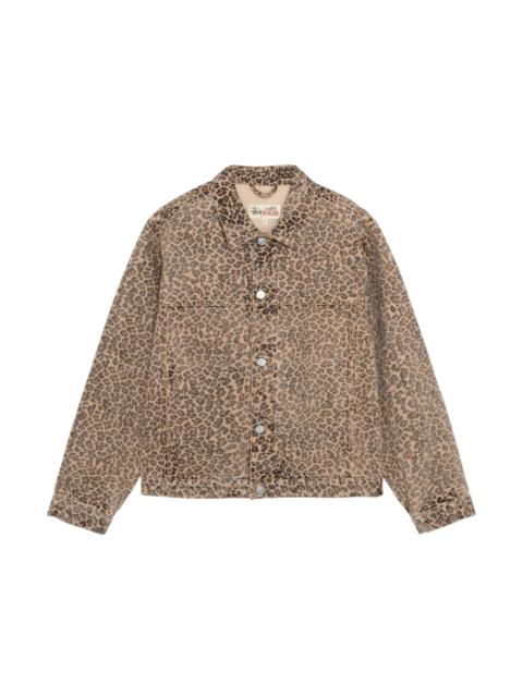 Stüssy Stussy Denim Trucker Jacket Leopard