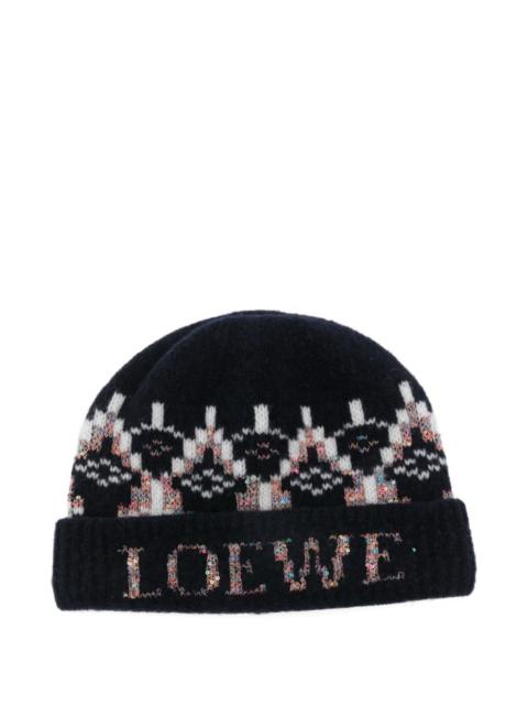 Loewe Loewe Women Wool Blend Beanie