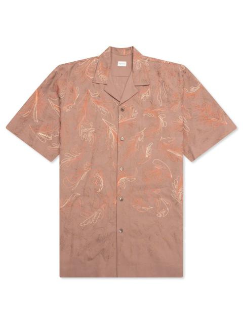 Dries Van Noten CARLTONE EMB 1503 M.W. SHIRT - PEACH