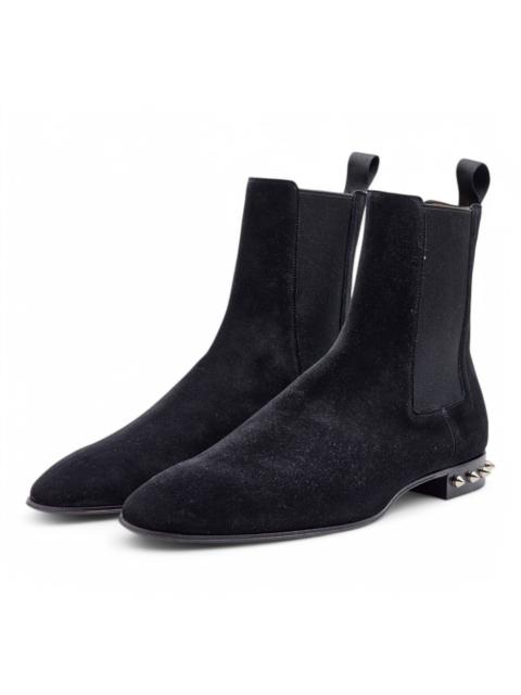 Christian Louboutin So Roadie Flat Suede Boots – Black – EU 41.5 / US 8.5 $1195