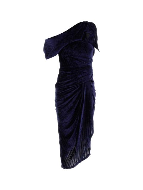 Isabel Marant Isabel Marant Women Midnight Blue Velvet Cyane Dress