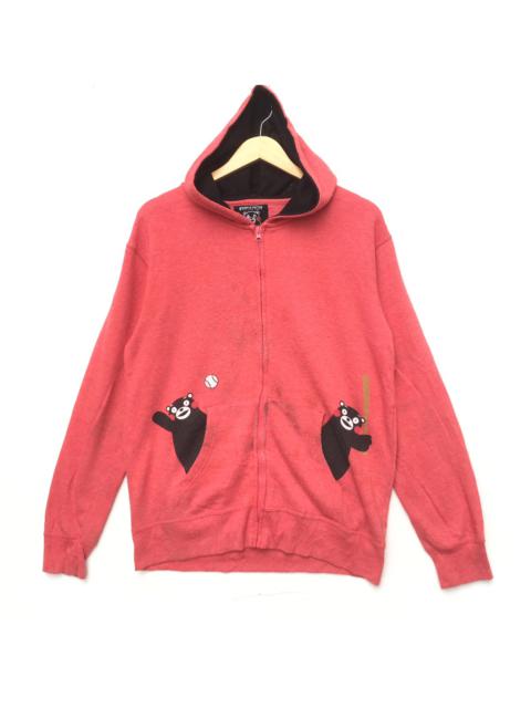 Other Designers Japanese Brand - Kumamon Big Logo Hoodie | Spell Out Block Colour | L | Hype