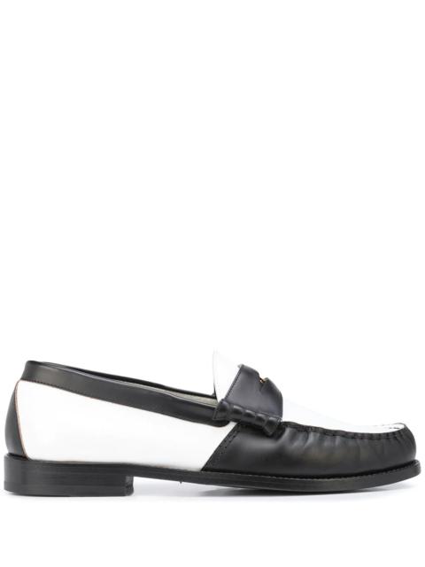 Rhude colour-block penny loafers