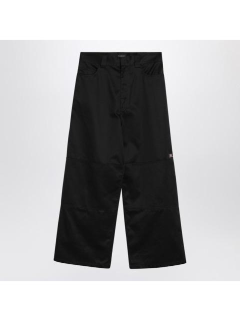 Black Balenciaga Utility Workwear Pants
