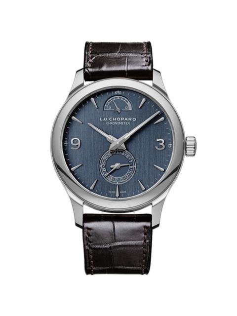 Chopard Chopard L.U.C Quattro Hand Wind Chronometer Blue Dial Men's Watch 161926 1002