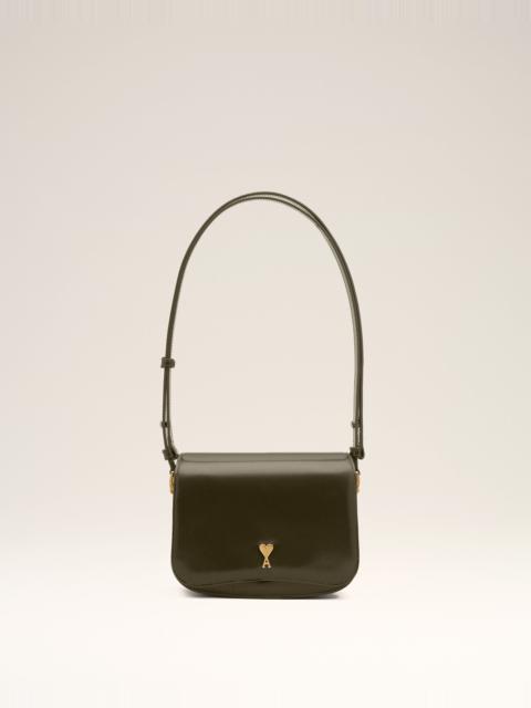 AMI Paris GREEN COW LEATHER PARIS PARIS BAG