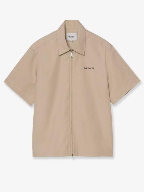 Carhartt WIP Carhartt WIP Postal Zip Shirt Beige