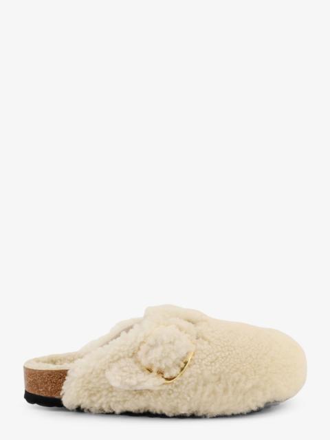 BIRKENSTOCK Birkenstock Boston Big Buckle Shearling Mule