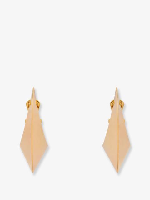 Alaïa Alaia Brass Earrings Gold Women