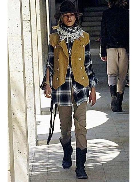 NUMBER (N)INE Number (N)ine S/S'07 Western Plaid Shirt