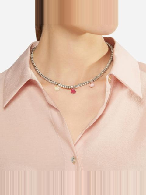 DoDo ROSE GOLD & ENAMEL HEART CHARM