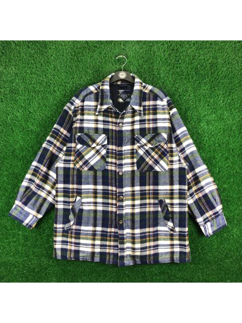 Other Designers Vintage - Vintage Flannel Jacket Oversize Tartan Check by GENT'S
