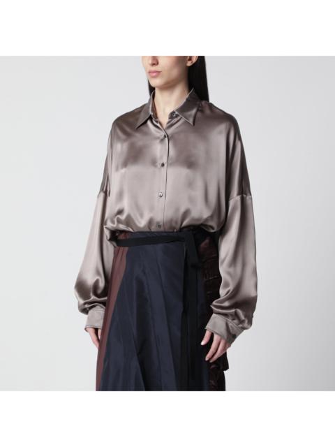 Dries Van Noten Dries Van Noten Shirt Taupe Color In Silk Women