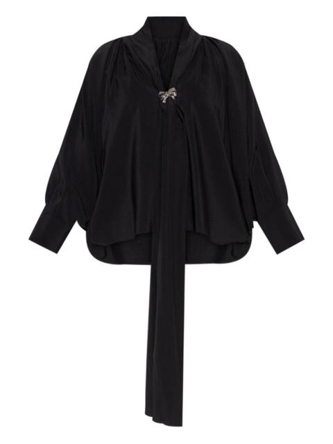 Max Mara Wide silk blouse