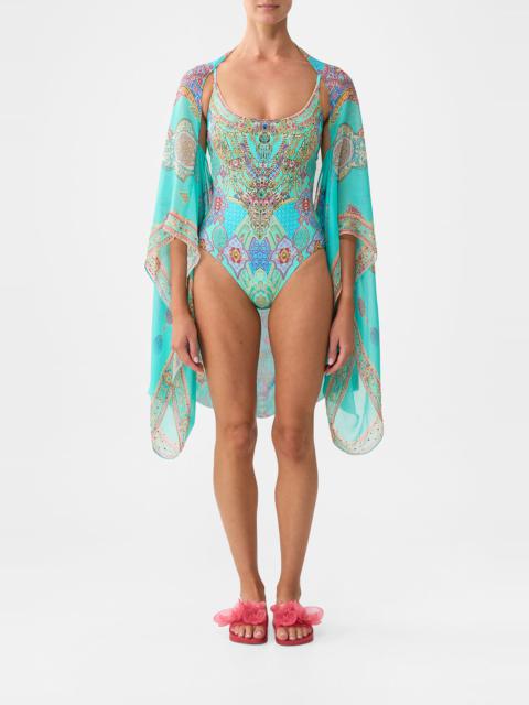 CAMILLA SILK CHIFFON SHRUG THE CONCUBINES CORRIDOR