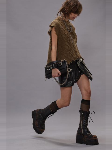 R13 BOYFRIEND CABLE SWEATER VEST