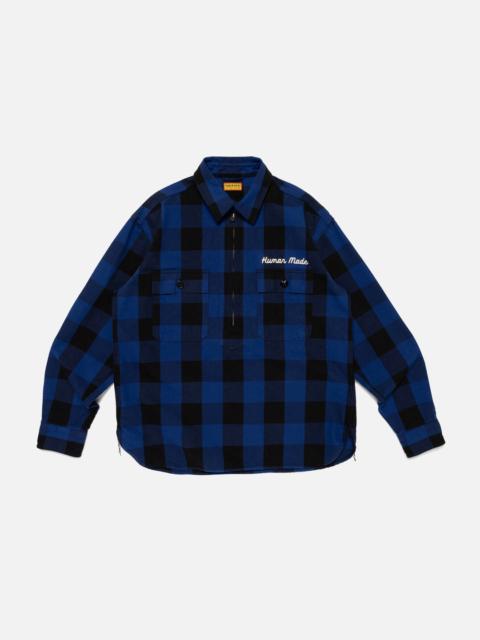 Human Made CHECK HALF-ZIP SHIRT