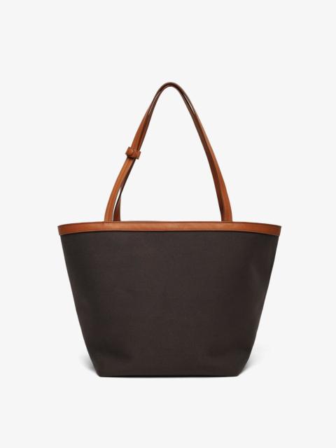 The Row Park tote three brown canvas bag