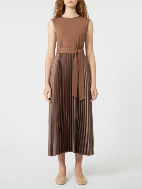 WEEKEND Max Mara Weekend Max Mara Samuele Sleeveless A-Line Dress in Brown at Nordstrom