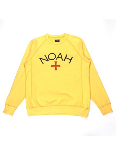 Noah 2017 Yellow Core Logo Crewneck Sweatshirt DS