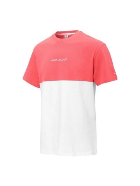 PUMA PUMA MMQ ColorBlock Tee 'Pink' 537511-35