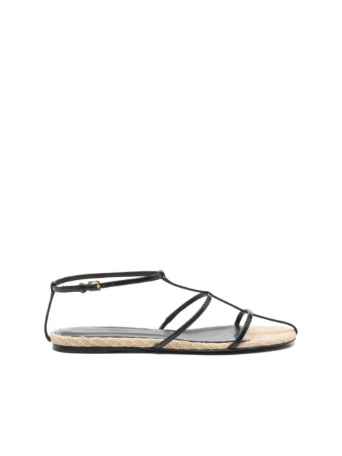 KHAITE cage flat sandals