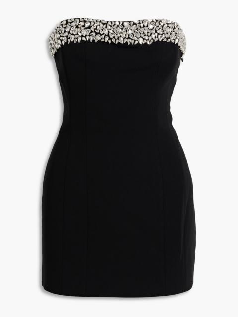 A.L.C. Elsie strapless crystal-embellished crepe mini dress