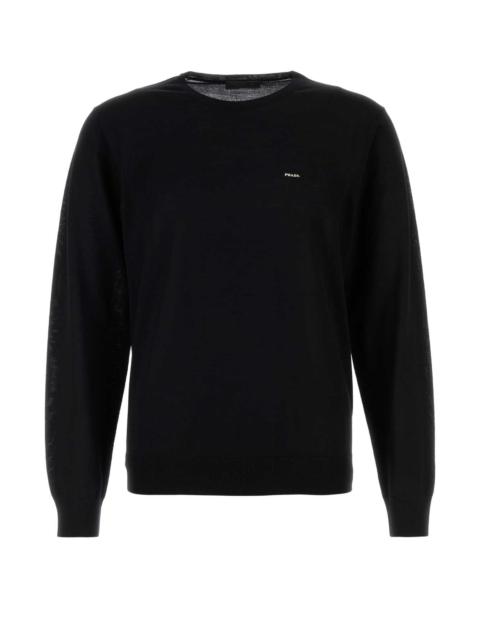 Prada Prada Men Black Wool Sweater