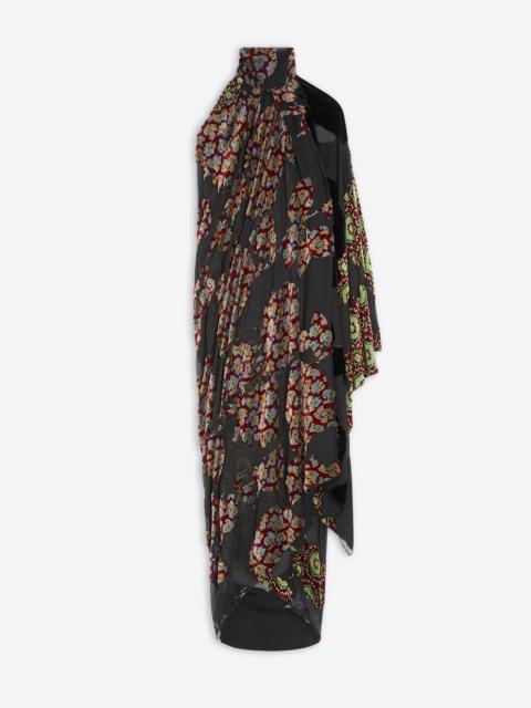 Dries Van Noten LAYERED VISCOSE SILK DRESS