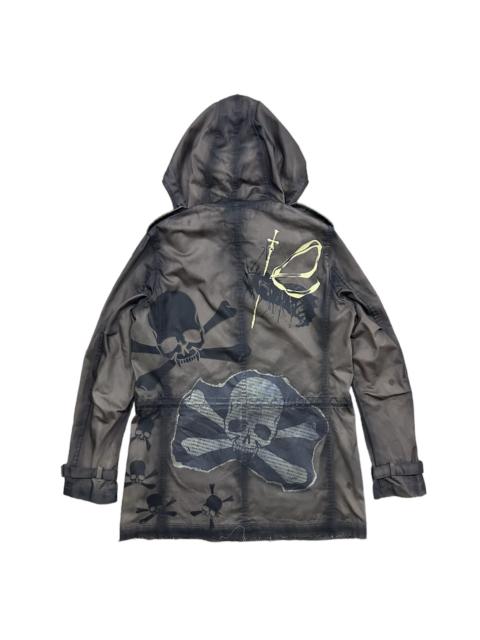 Other Designers If Six Was Nine - Sick🔥 ROEN x Epilogue Chant Punk Rock Skull Jacket/Parka