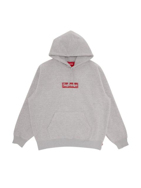 Supreme Supreme Inside Out Box Logo Hooded Sweatshirt 'Heather Grey'
