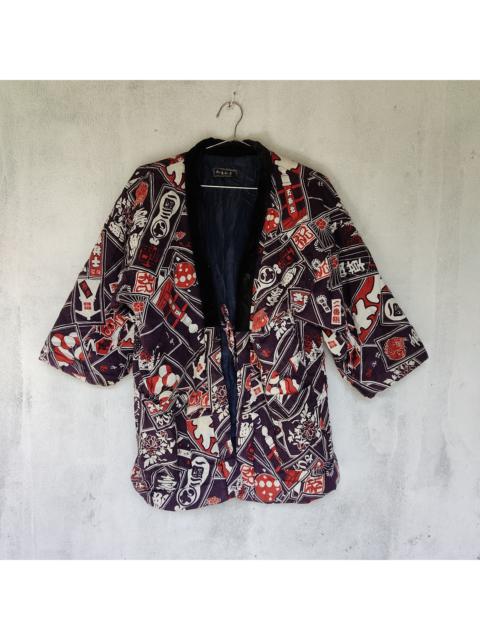 Other Designers Komono - Vintage Kimono Double Pocket Full Printed