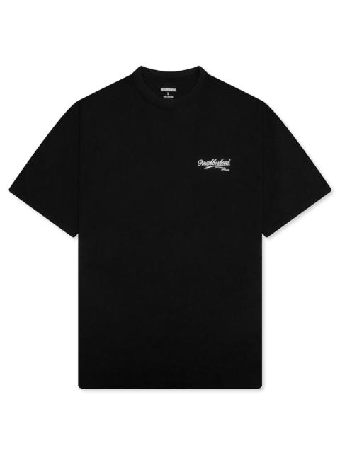 NEIGHBORHOOD NH. S/S TEE 8 - BLACK