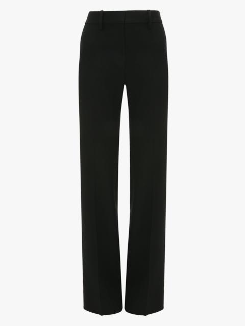 Victoria Beckham Tailored Straight Leg Trouser In Black
