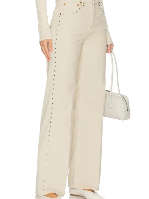 RE/DONE High Rise Wide Leg Jeans
