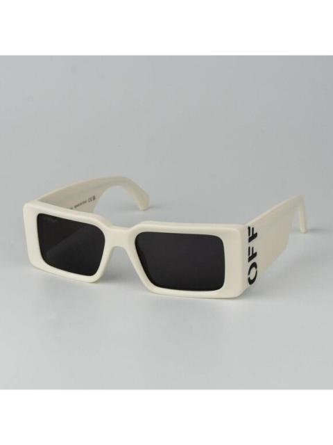 Off-White Off-White MILANO Men Sunglasses White Grey Square OERI097 0107 NEW AUTHENTIC