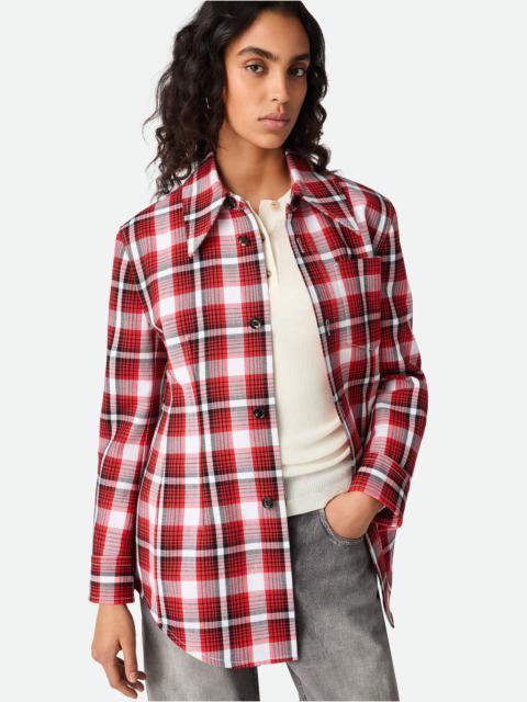 Bottega Veneta Structured Cotton Check Jacket
