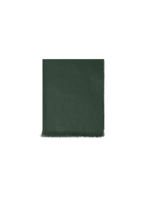 Manolo Blahnik Dark Green Fine Cashmere Scarf