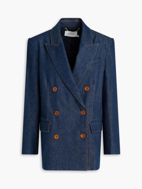 Zimmermann Double-breasted denim blazer