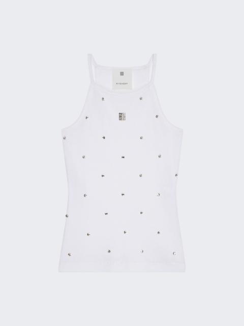 Givenchy Embellished Fitted Tank Top White