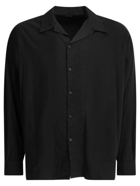 A.PRESSE A.presse Casual Silk Shirt Black Men