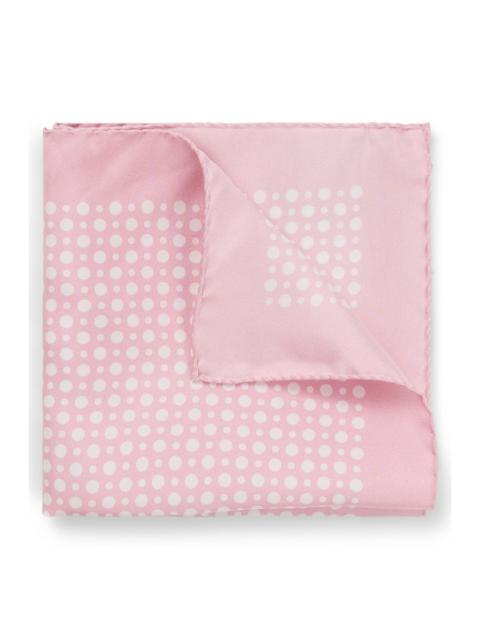 BOSS BECKHAM X BOSS PRINTED SILK POCKET SQUARE